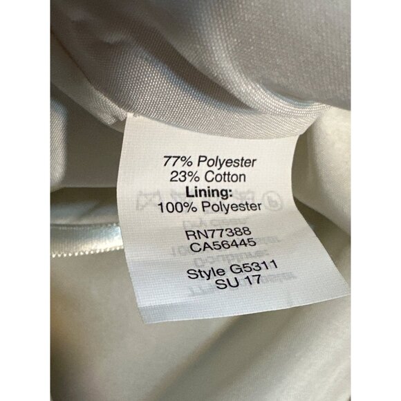 Preppy Academia Floral Pencil Skirt Size 2 Cream Tweed Pink Career Officecore - Picture 10 of 11